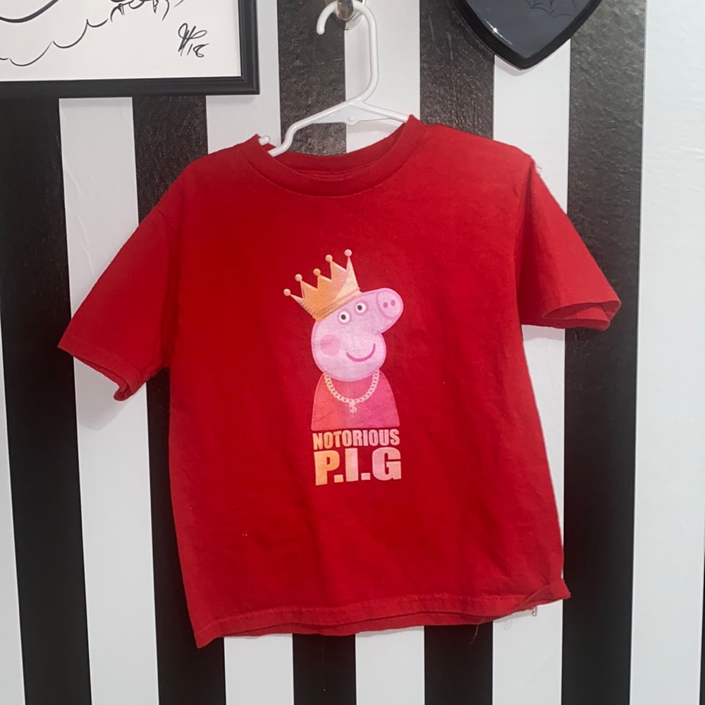 Peppa Pig/ Notorious B.I.G shirt